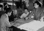 President Ho Chi Minh, General Vo Nguyen Giap, leaders of Dien Bien Phu Campaign