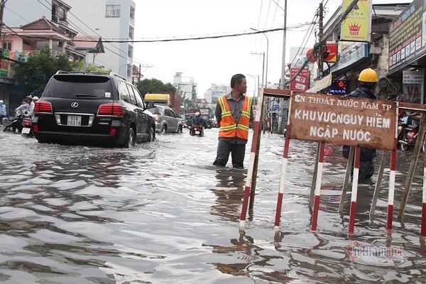 TP.HCM chi thêm gần 300 tỷ xóa ‘rốn' ngập nặng ở cửa ngõ phía Nam