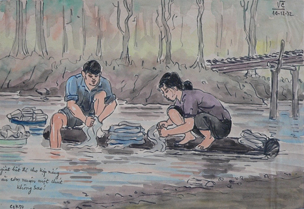 HCM City: “Revolutionary Sketching” exhibit focuses on Vietnamese soldiers