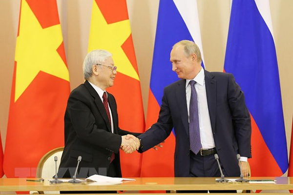 Tổng bí thư, Chủ tịch nước gửi thư chúc mừng đến Tổng thống Nga Putin