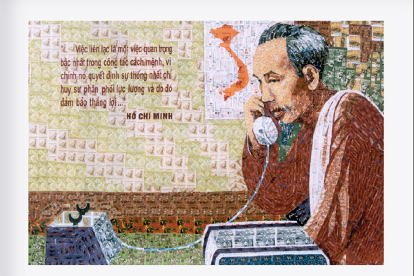 Kỳ công món quà 'ngoại giao', bí mật trong tranh ghép Bác Hồ