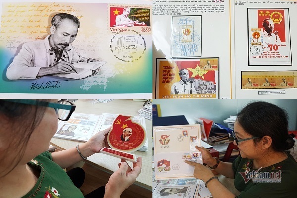 Độc đáo người phụ nữ hơn 20 năm sưu tập hàng ngàn con tem về Bác Hồ