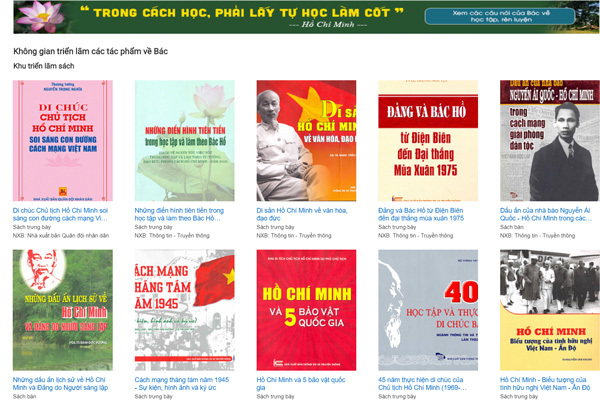 Trưng bày trực tuyến bộ 5 tác phẩm bảo vật quốc gia của Bác Hồ