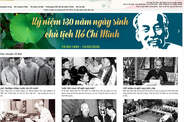 Xem trực tiếp hơn 700 xuất bản phẩm, tư liệu về Chủ tịch Hồ Chí Minh