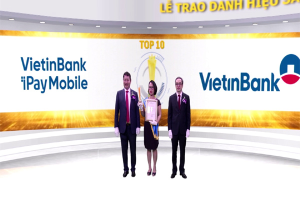 2 sản phẩm của VietinBank liên tiếp đạt danh hiệu Sao Khuê