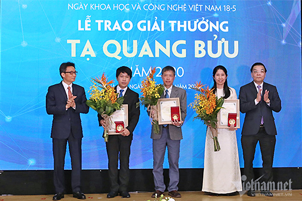 3 nhà khoa học nhận giải thưởng Tạ Quang Bửu 2020