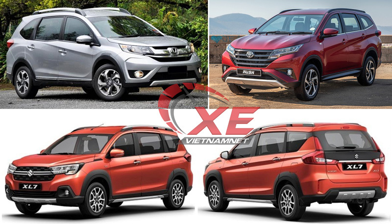 SUV dưới 700 triệu: Chọn Honda BR-V, Toyota Rush hay Suzuki XL7?