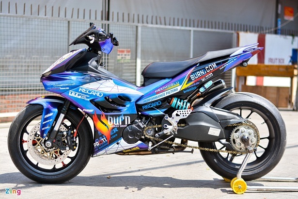 Yamaha Exciter bản độ hầm hố của biker TP.HCM, chi phí 250 triệu đồng