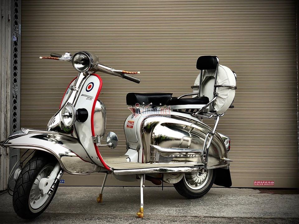 Xe máy cổ Lambretta hơn 60 tuổi giá 456 triệu ở Hà Nội