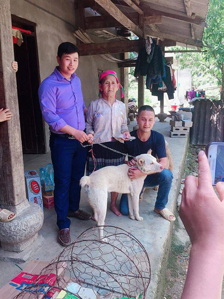 A happy ending for a dog and its ethnic minority owner