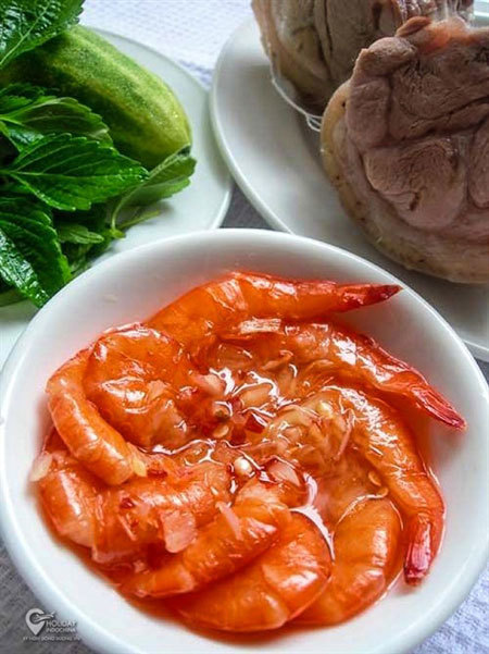 Ba Be fermented sour shrimp - a must try in Bac Kan