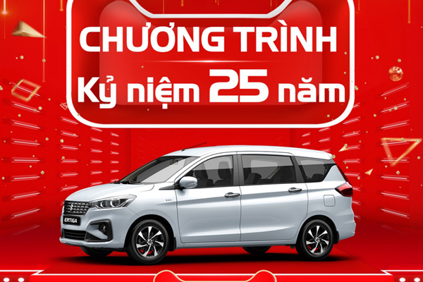 Suzuki Việt Nam: Kỷ niệm 25 năm tặng quà 25 triệu