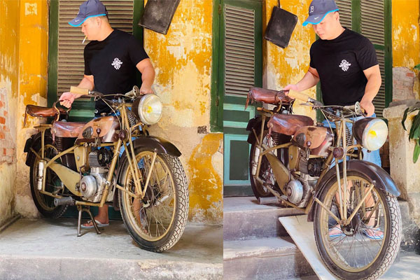 Ngưỡng mộ gia tài xe máy cổ của