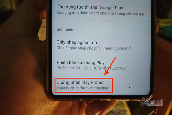 Bphone chạy Android nhưng chưa đạt chứng nhận Google?