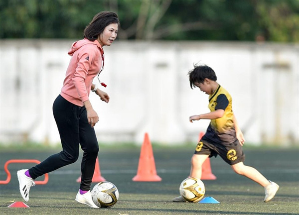 Former top striker Ngoc Cham still living her passion