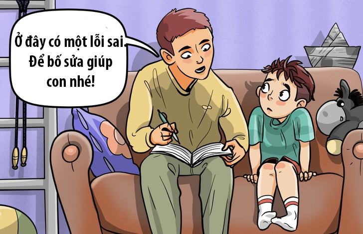 7 sai lầm cha mẹ thường mắc trong cách nuôi dạy con