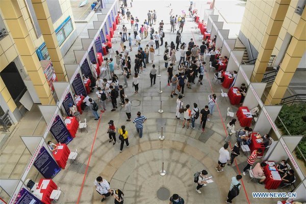 Vũ Hán tổ chức hội chợ việc làm cho sinh viên sau dịch Covid-19