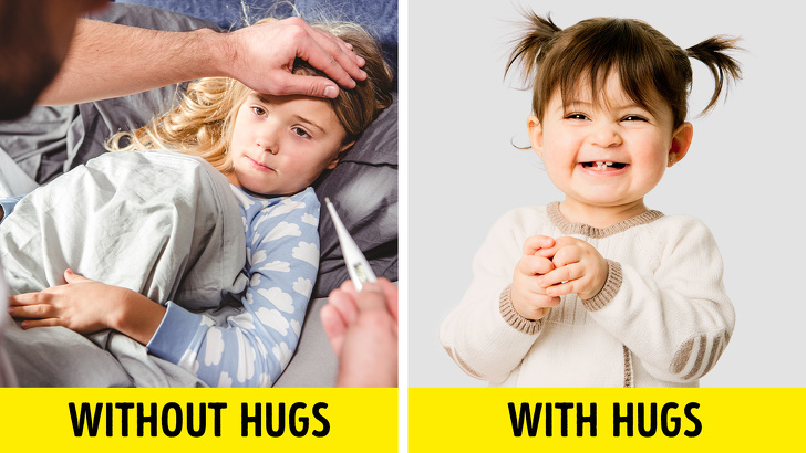 Tại sao cha mẹ nên ôm con thường xuyên?