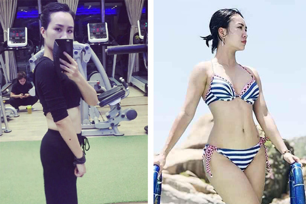 Người mẹ trẻ vượt bế tắc nhờ biến cơ thể từ 'cây sậy' tới ba vòng hoàn hảo