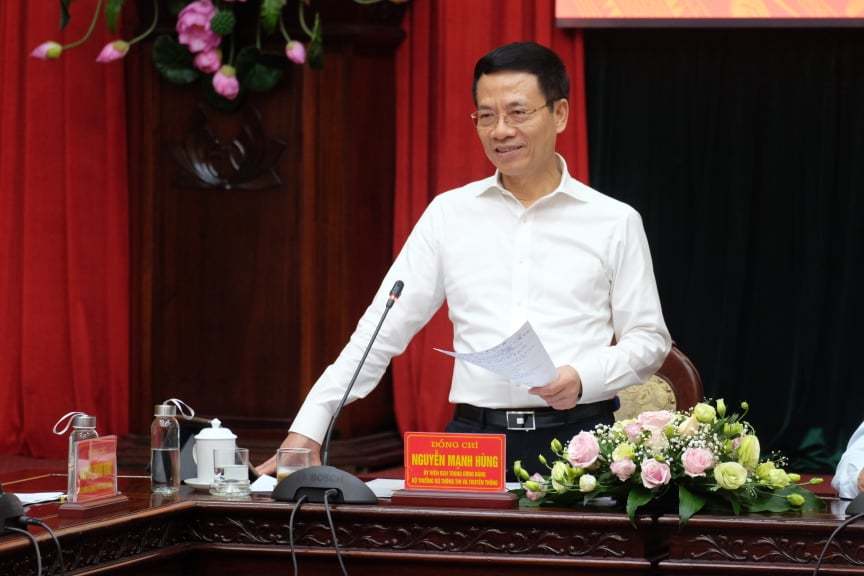 Bộ TT&TT sẽ giúp Hưng Yên thúc đẩy chuyển đổi số