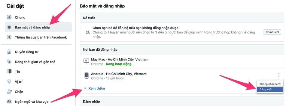 Cách đăng xuất tài khoản Messenger trên iPhone và Android