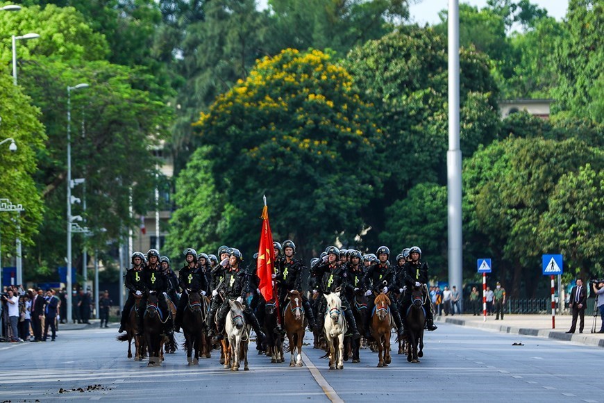 Cavalry mobile police force makes debut in Vietnam