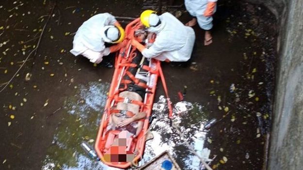 British man rescued after six days trapped in Bali well