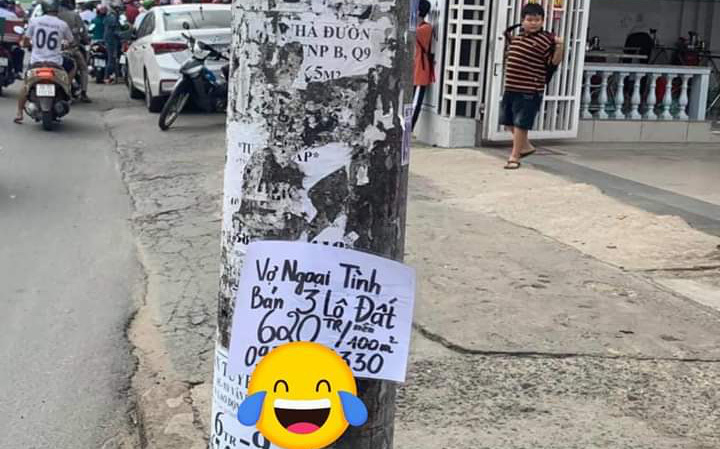 Vợ ngoại tình bán đất rẻ, sự thật lời rao bá đạo