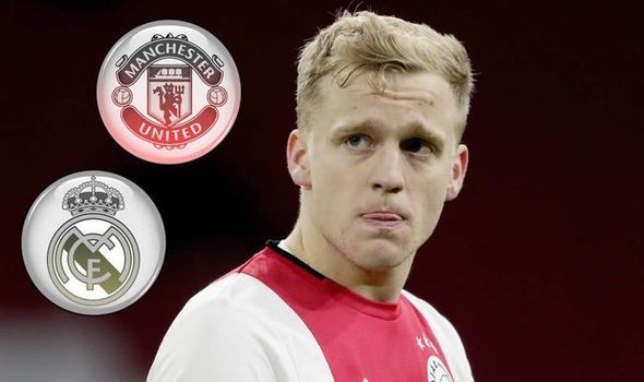 Van de Beek thăm dò Real Madrid trước khi xem xét đến MU