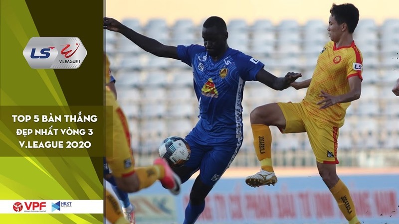 Top 5 bàn thắng đẹp nhất vòng 3 V-League 2020
