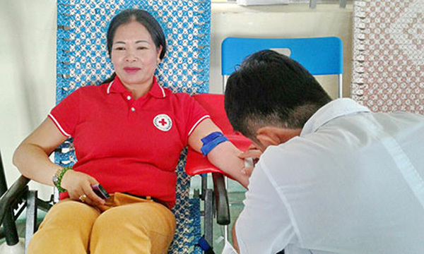 Blood donor saves lives