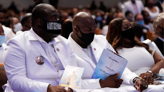 George Floyd's funeral hears calls for racial justice