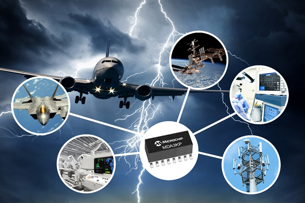 Microchip công bố dòng sản phẩm mảng đi-ốt dập xung quá áp 3kW