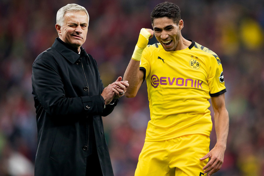 Jose Mourinho tranh Achraf Hakimi với Chelsea