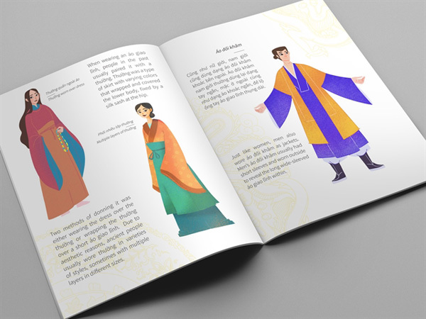 Bilingual book introduces Vietnamese costumes in the 15th century