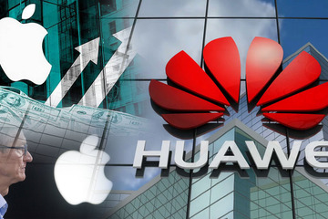 Huawei 'trọng thương', Apple lập kỷ lục mới về giá trị vốn hóa thị trường