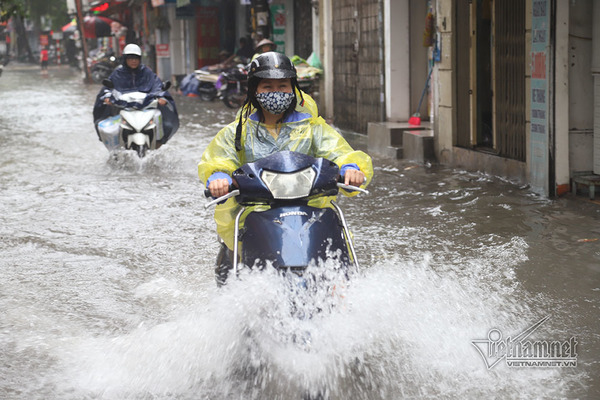 Dự báo thời tiết 14/6, Bắc Bộ mưa to, Hà Nội nguy cơ ngập úng