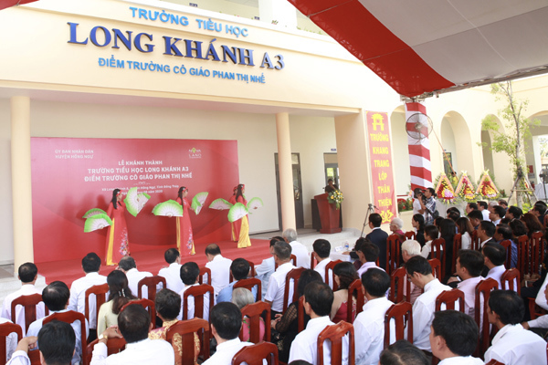 Đồng Tháp: Khánh thành trường chuẩn quốc gia-điểm trường cô giáo Phan Thị Nhế