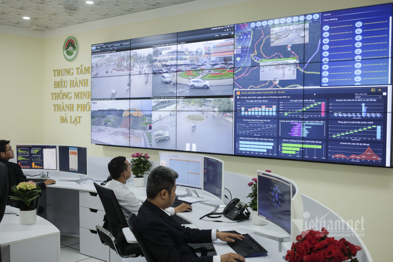 Những hình ảnh ấn tượng tại Trung tâm điều hành thông minh Đà Lạt