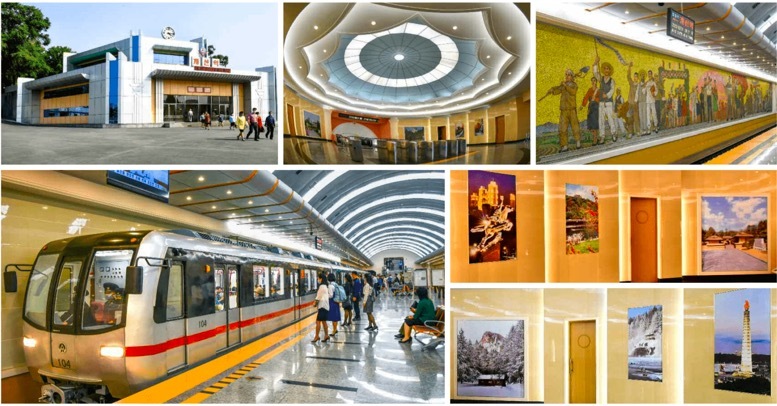 Triều Tiên công bố ảnh hiếm về hai ga tàu mới nâng cấp