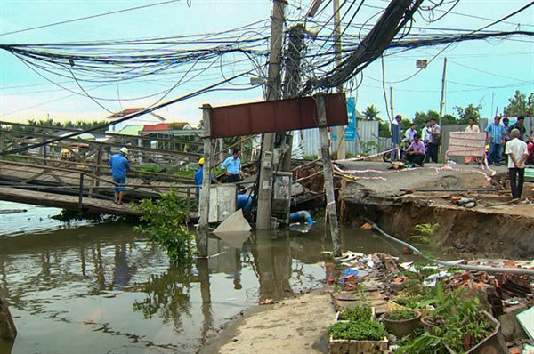 Can Tho City takes steps to prevent erosion