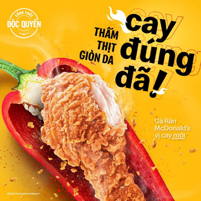 Độc đáo gà cay ‘giòn da thấm thịt’ của McDonald’s