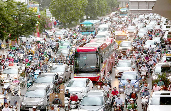 Traffic congestion still a big problem for Hanoi