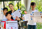 Hà Kiều Anh tự hào với thành tích học xuất sắc của các con
