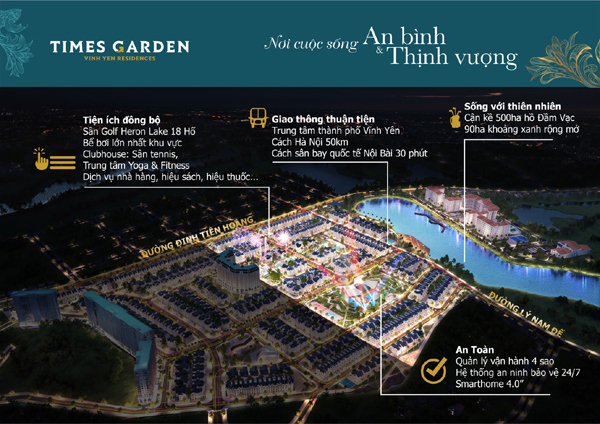 Times Garden Vĩnh Yên Residences ra mắt tiểu khu Phú Gia dành riêng cho nhà đầu tư