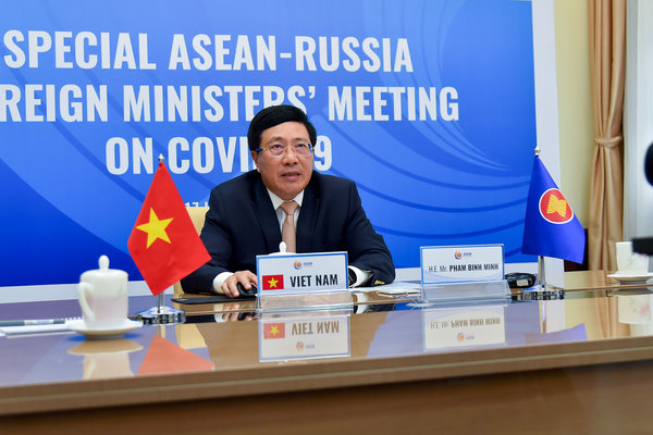 ASEAN-Nga mở rộng hợp tác, ứng phó dịch bệnh Covid-19