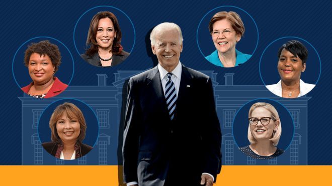Who could be Joe Biden's vice-presidential candidate?