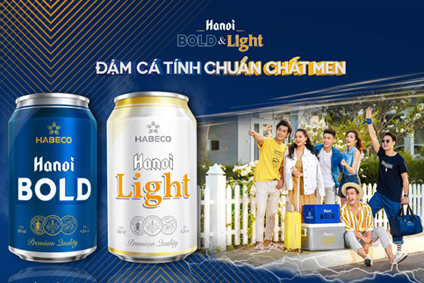 Chào hè với Hanoi BOLD và Hanoi Light lon 330ml mới