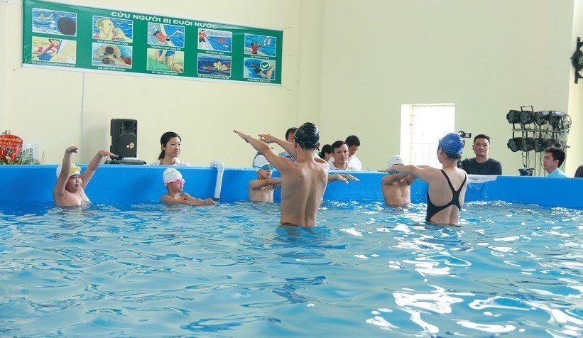 Chỉ 30% trẻ em Việt Nam từ 6-14 tuổi biết bơi