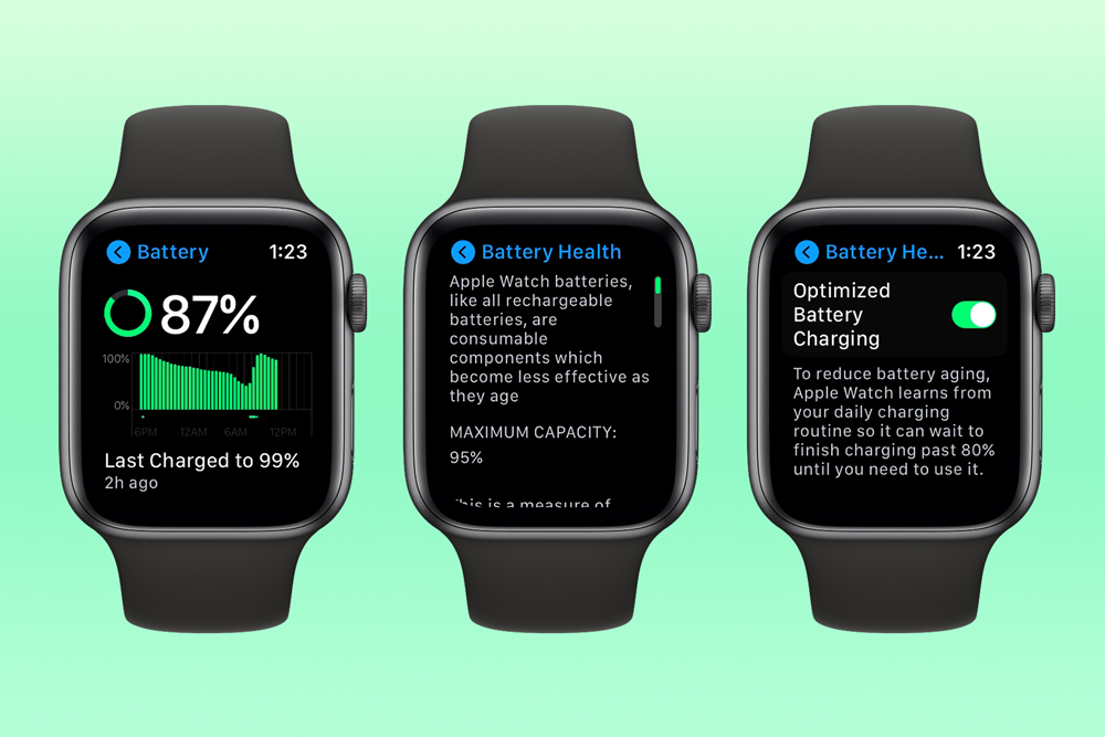 Cách kiểm tra sức khoẻ pin Apple Watch trên watchOS 7